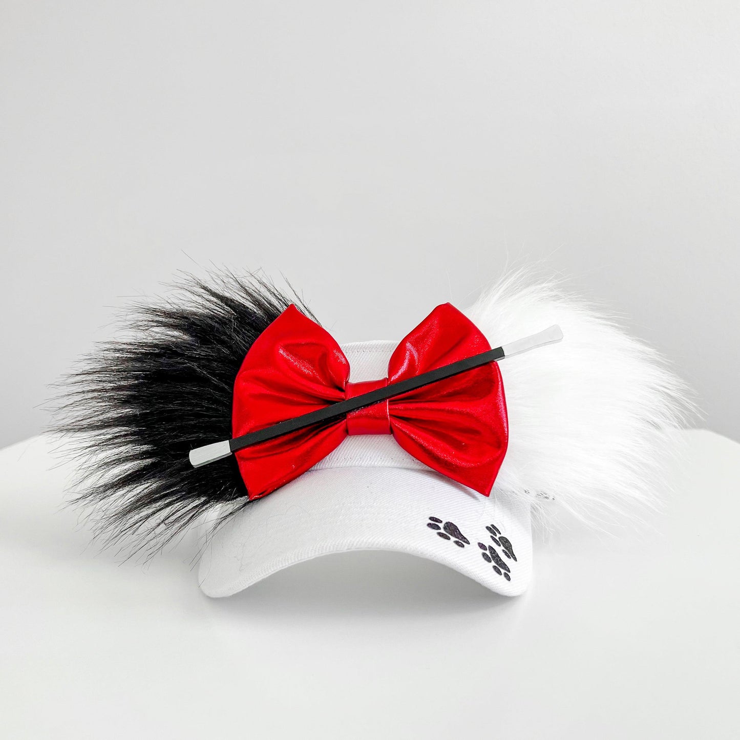 Cruella Mickey Visor- mickey ears disney headband mouse