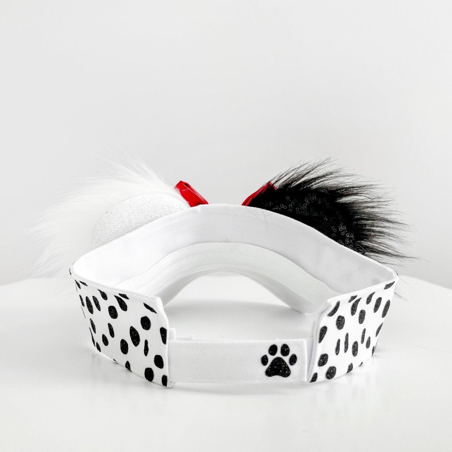 Cruella Mickey Visor- mickey ears disney headband mouse