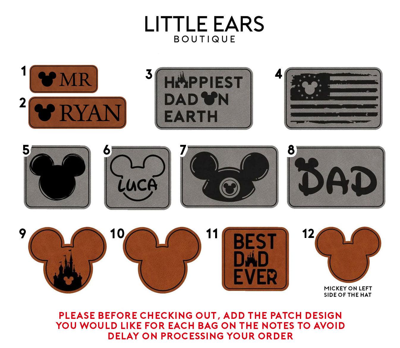 Custom Mickey Inspired Toiletry Bags- mickey ears disney headband mouse