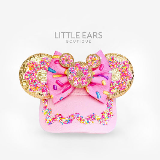 Donuts Mickey Visor- mickey ears disney headband mouse