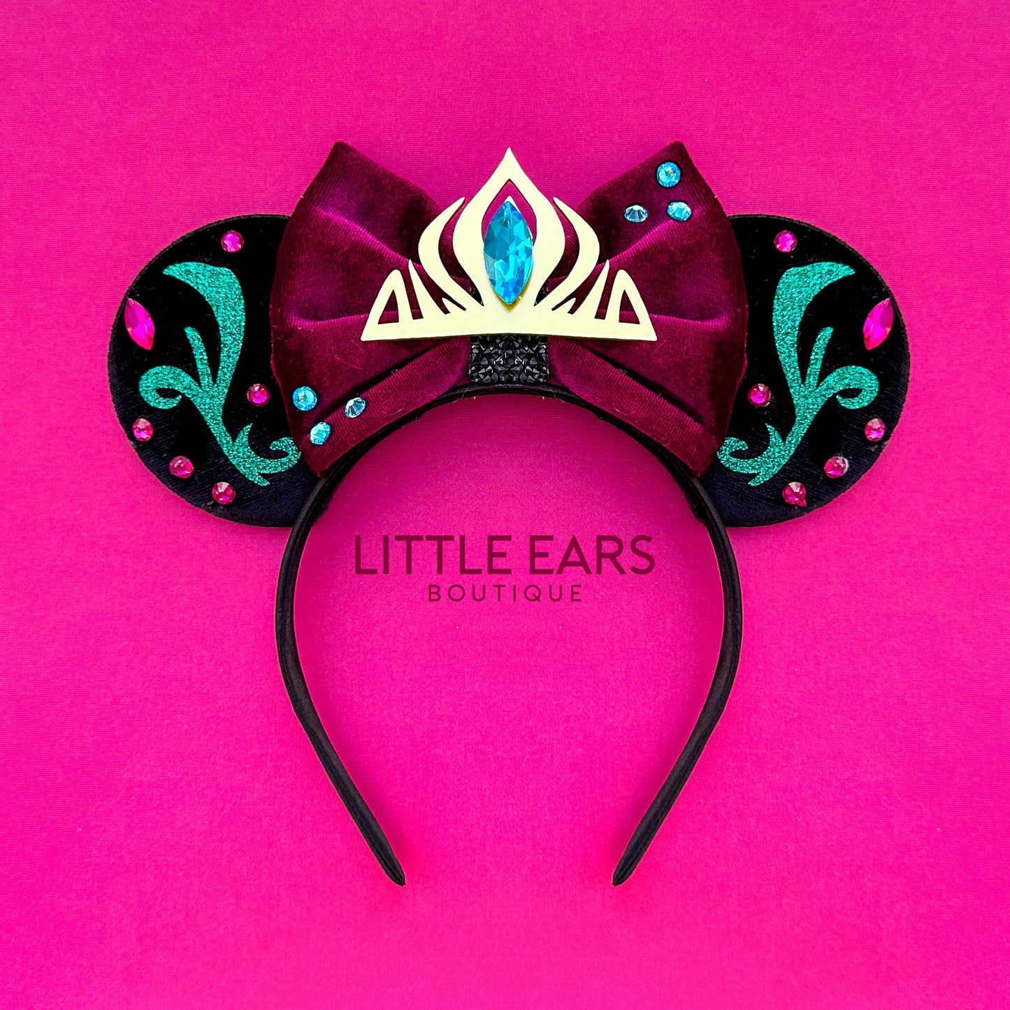 Elsa Coronation Mickey Ears- mickey ears disney headband mouse
