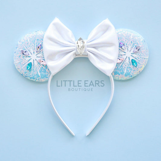 Elsa Element Mickey Ears- mickey ears disney headband mouse