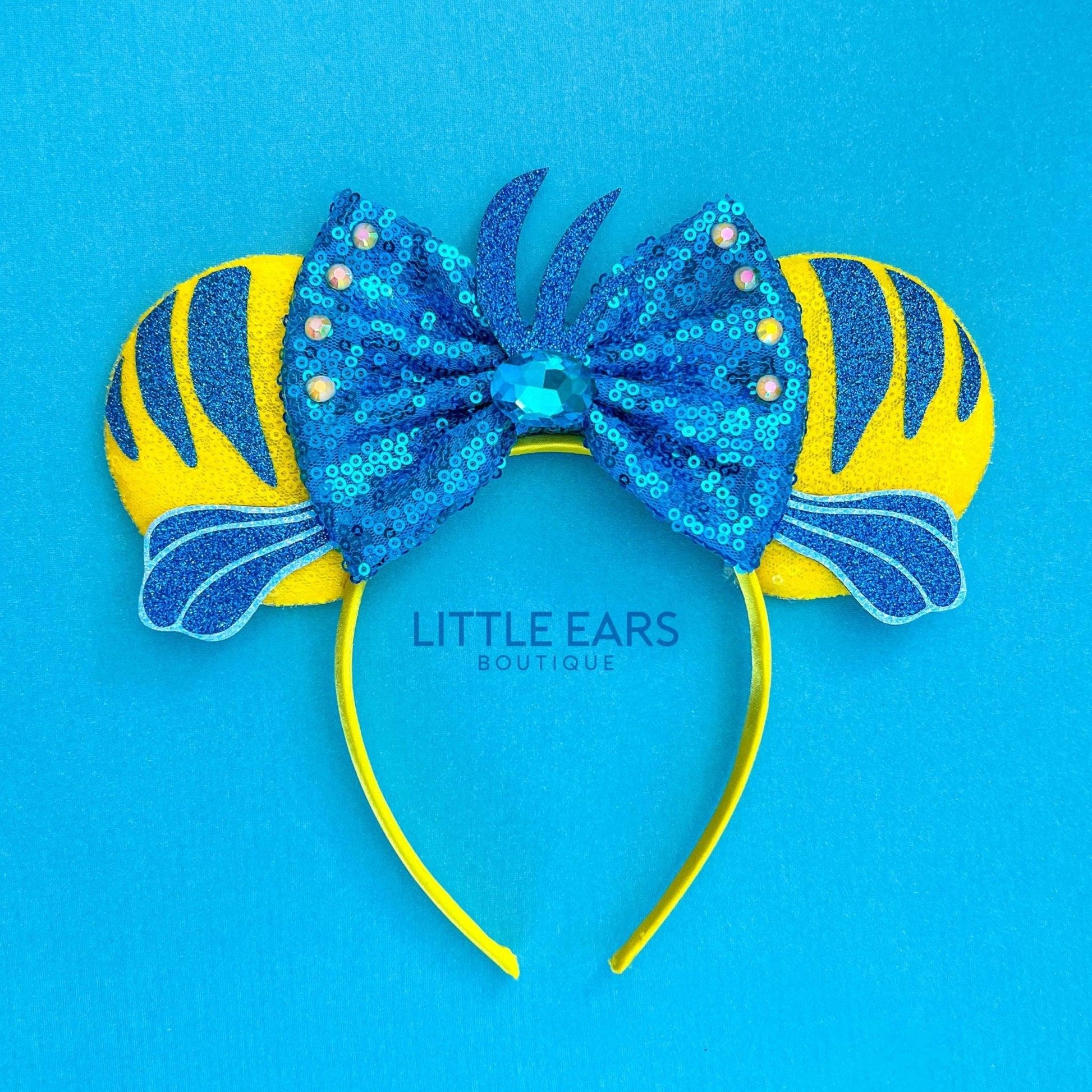 Flounder Mickey Ears- mickey ears disney headband mouse