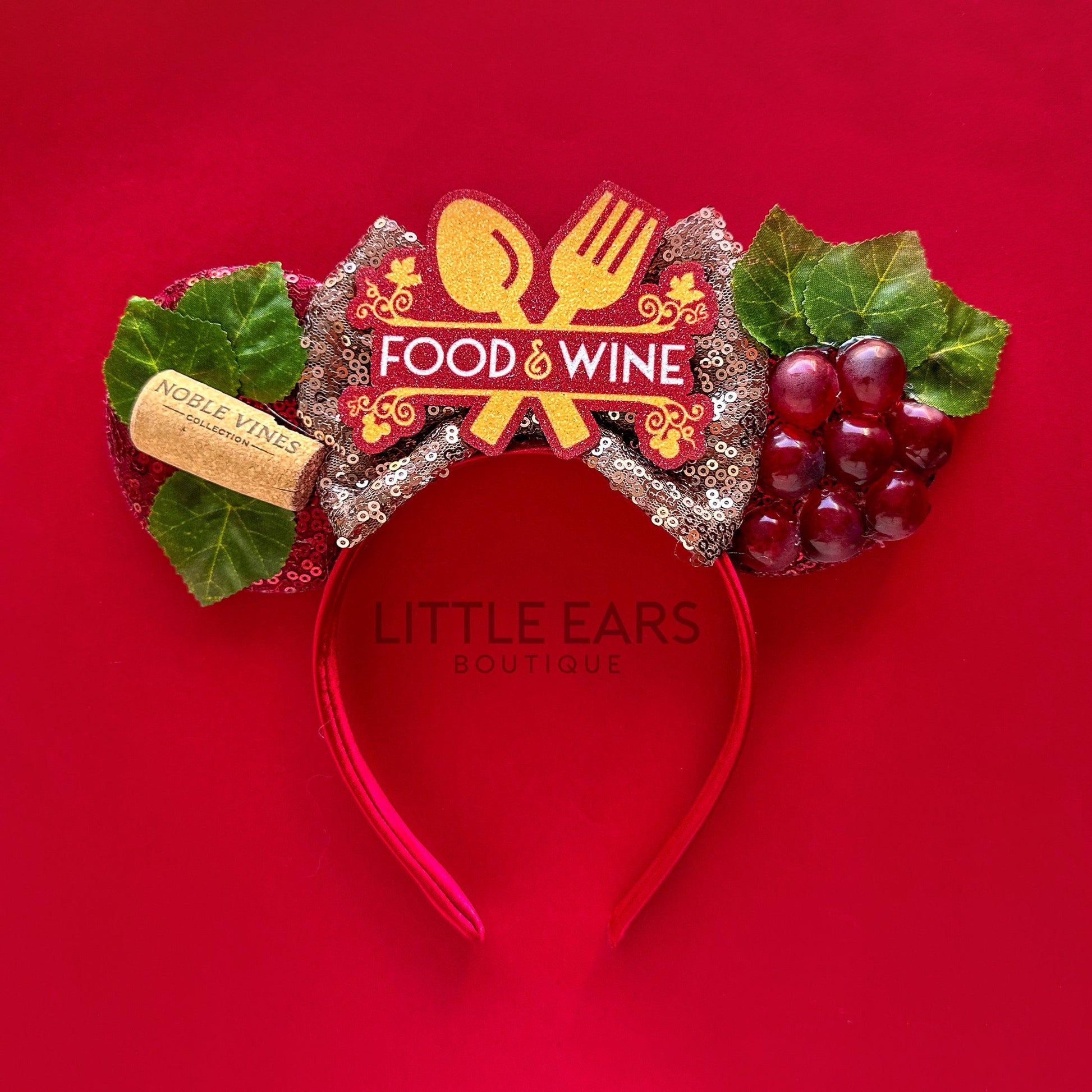 Food and Wine Mickey Ears- mickey ears disney headband mouse