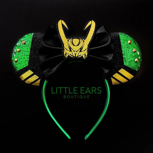 God of Mischief Mickey Ears- mickey ears disney headband mouse