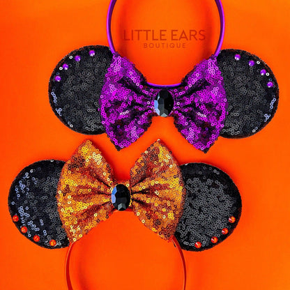 Halloween Mickey Ears- mickey ears disney headband mouse