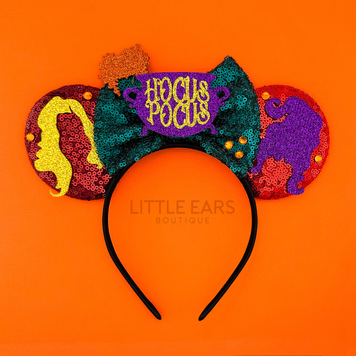 Witch Sisters Mickey Ears - Mouse Ears Headband - Hocus Pocus Mickey ...