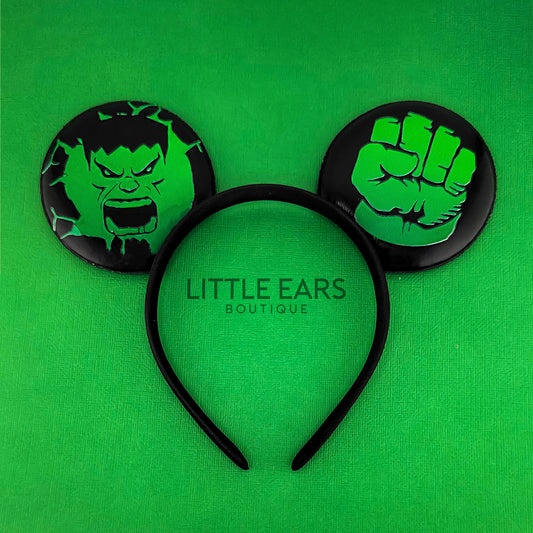 Hulk Mickey Ears for Men - mickey ears - disney ears - mouse ears headband - little ears boutique