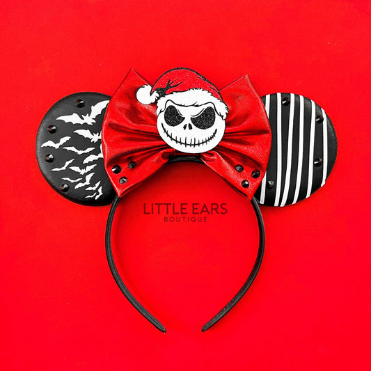 Jack Christmas Mickey Ears- mickey ears disney headband mouse