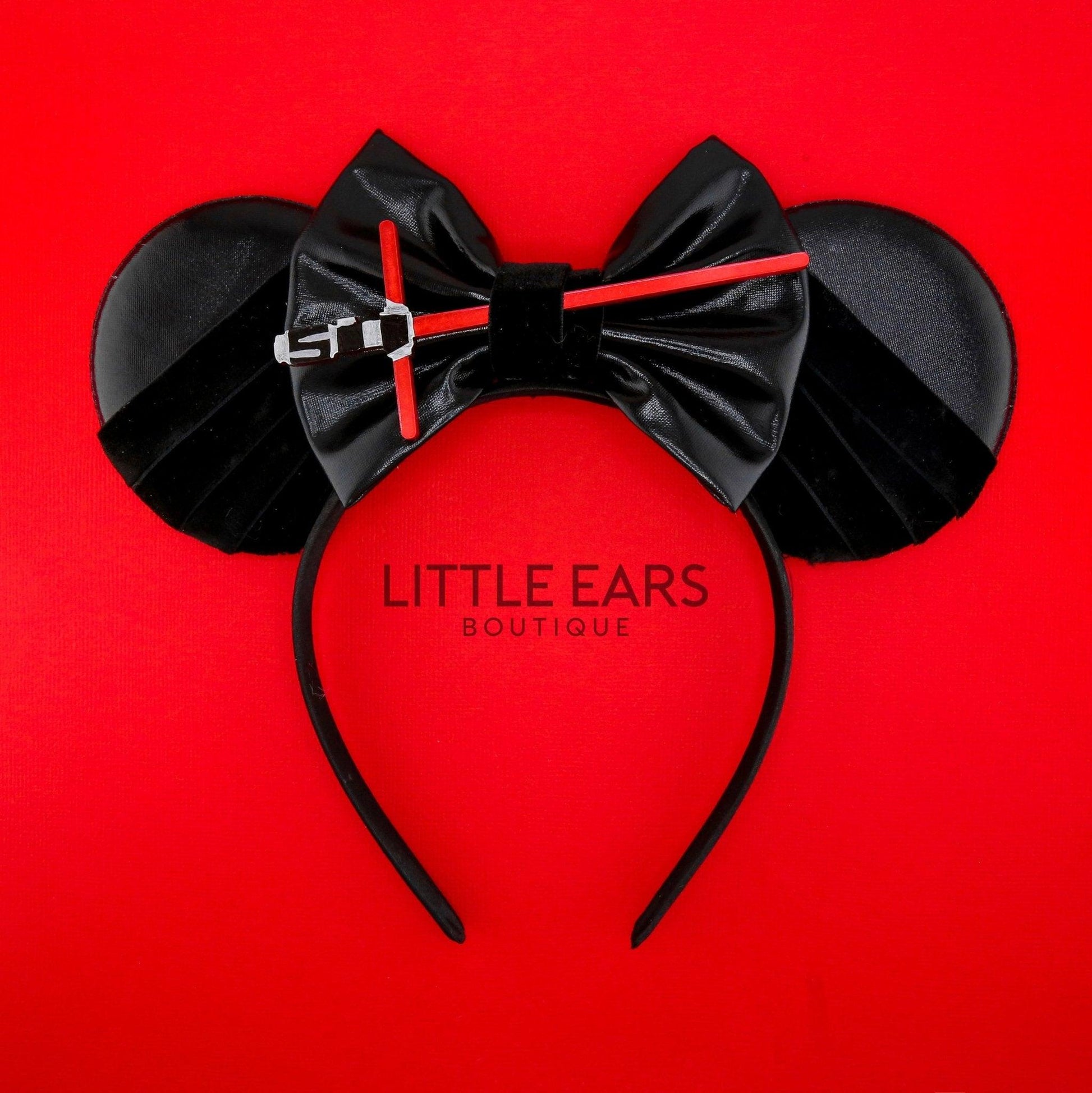 Kylo Suit Mickey Ears- mickey ears disney headband mouse