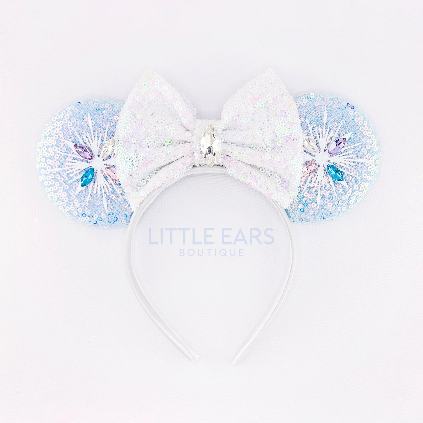 Light Up Elsa Mickey Ears- mickey ears disney headband mouse