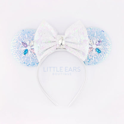 Light Up Elsa Mickey Ears- mickey ears disney headband mouse