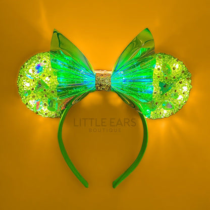 Light Up Fairy Sparkle Mickey Ears- mickey ears disney headband mouse