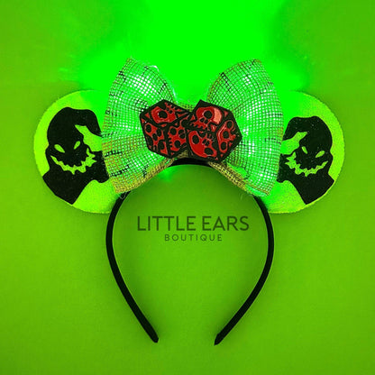 Light Up Oggie Boogie Mickey Ears- mickey ears disney headband mouse