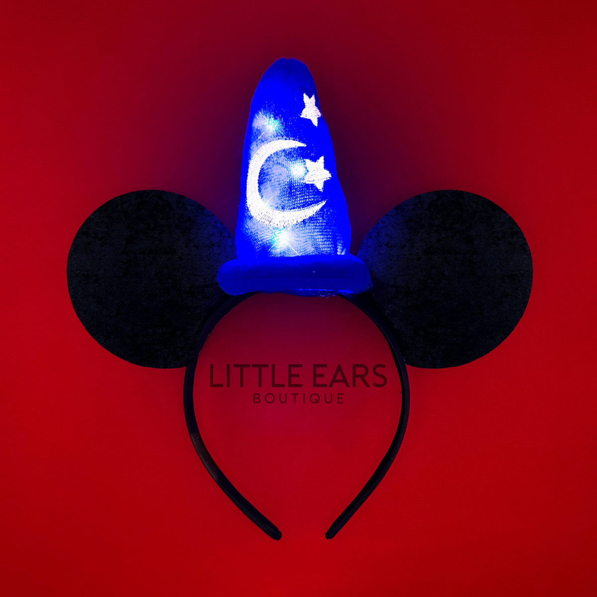 Disney Sorcerer Hat Mickey Ear Headband - Blue, Black, Red, Gold Sorcerers Mickey Ears - Etsy UK main image 4
