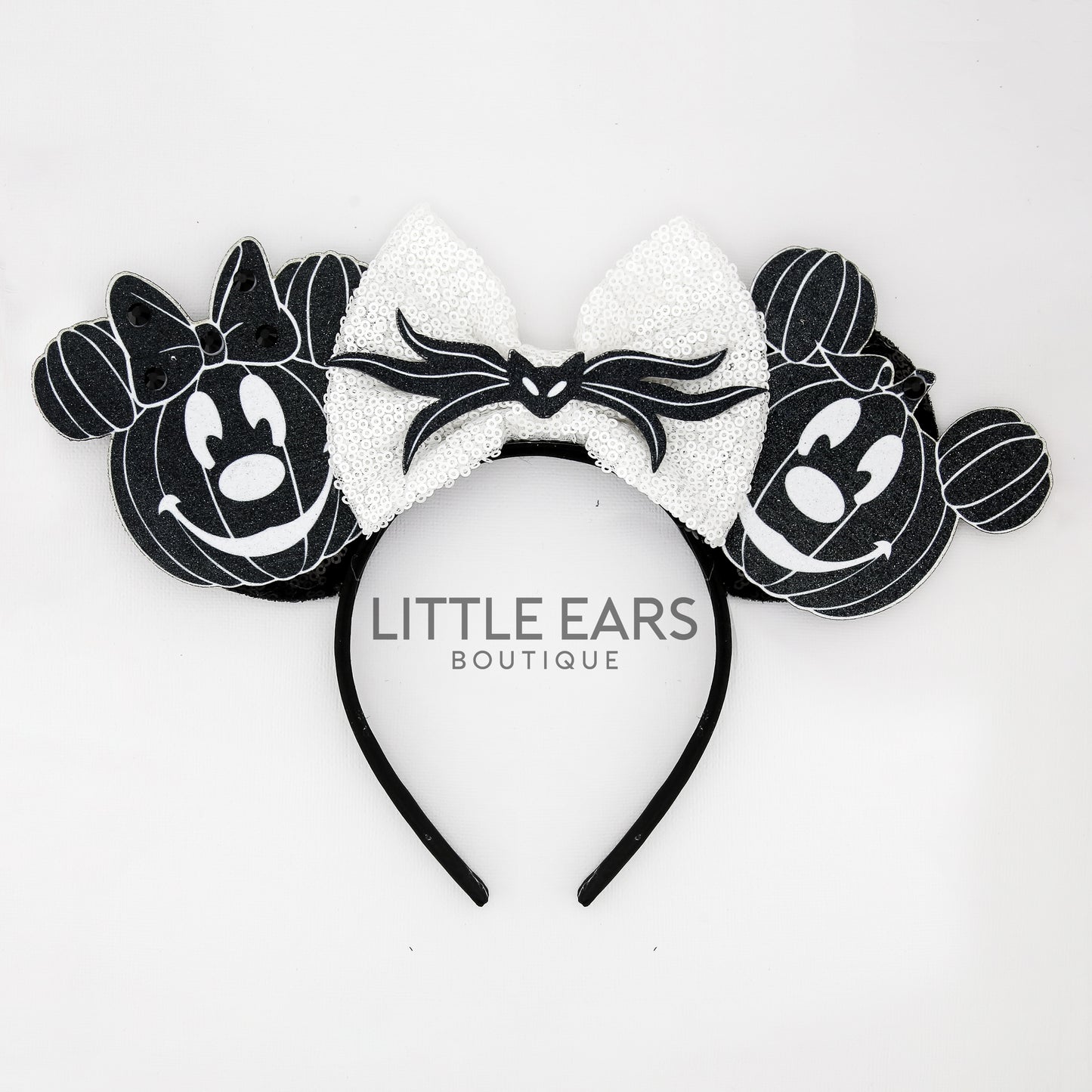 Skellington Pumpkin Halloween Mickey Ears