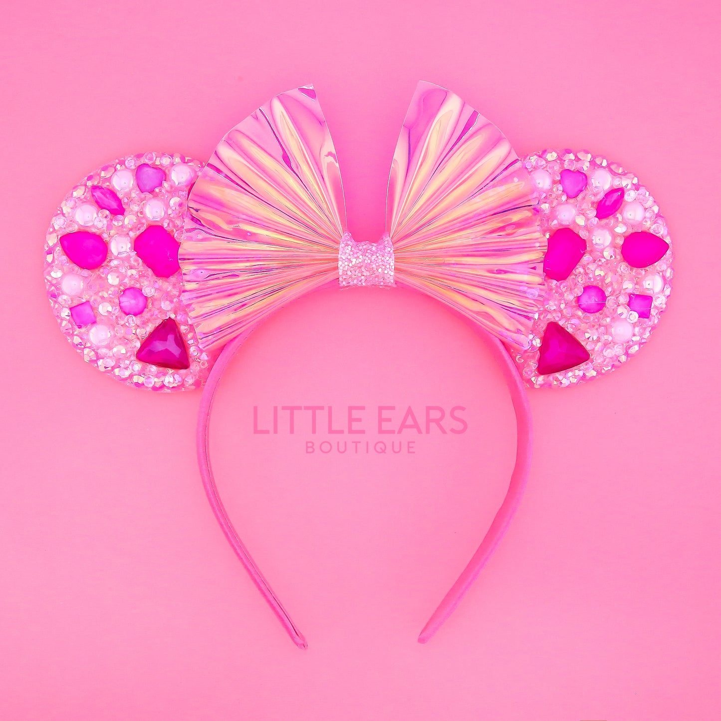 LAST CHANCE - Hot Pink Sparkle Mickey Ears