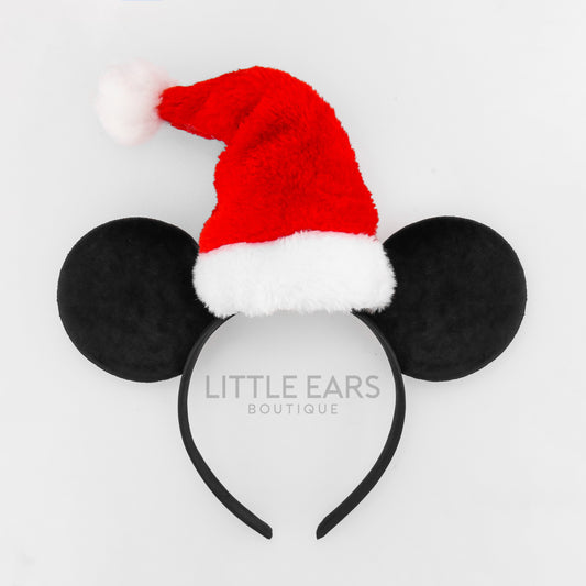 Deluxe Santa Hat with Velvet Ears