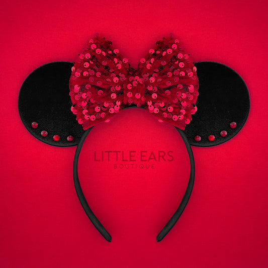 Winter Velvet Mickey Ears