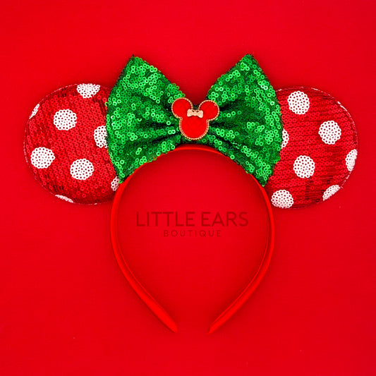 Christmas Minnie Ears