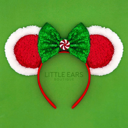 Peppermint Christmas Ears
