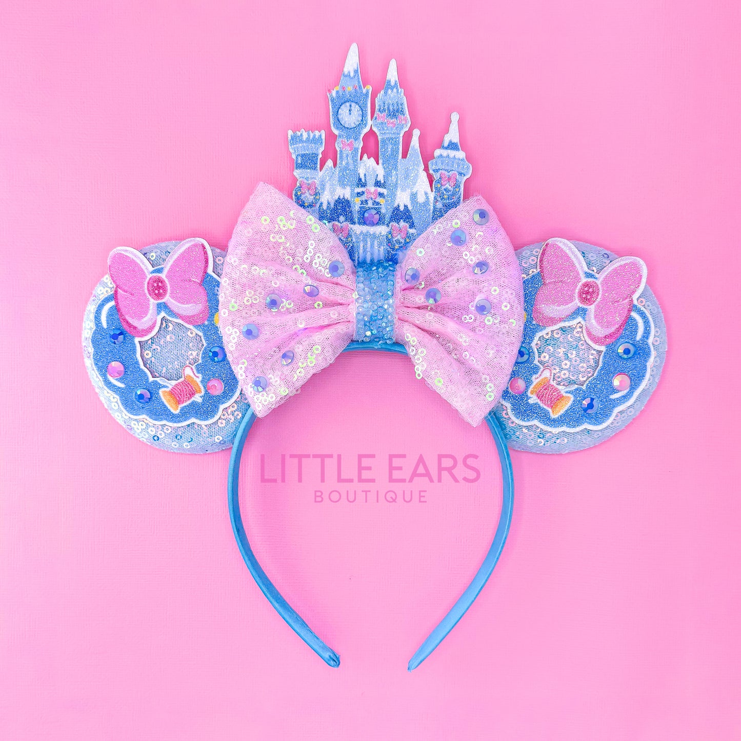 Cinderella Christmas Castle Mickey Ears
