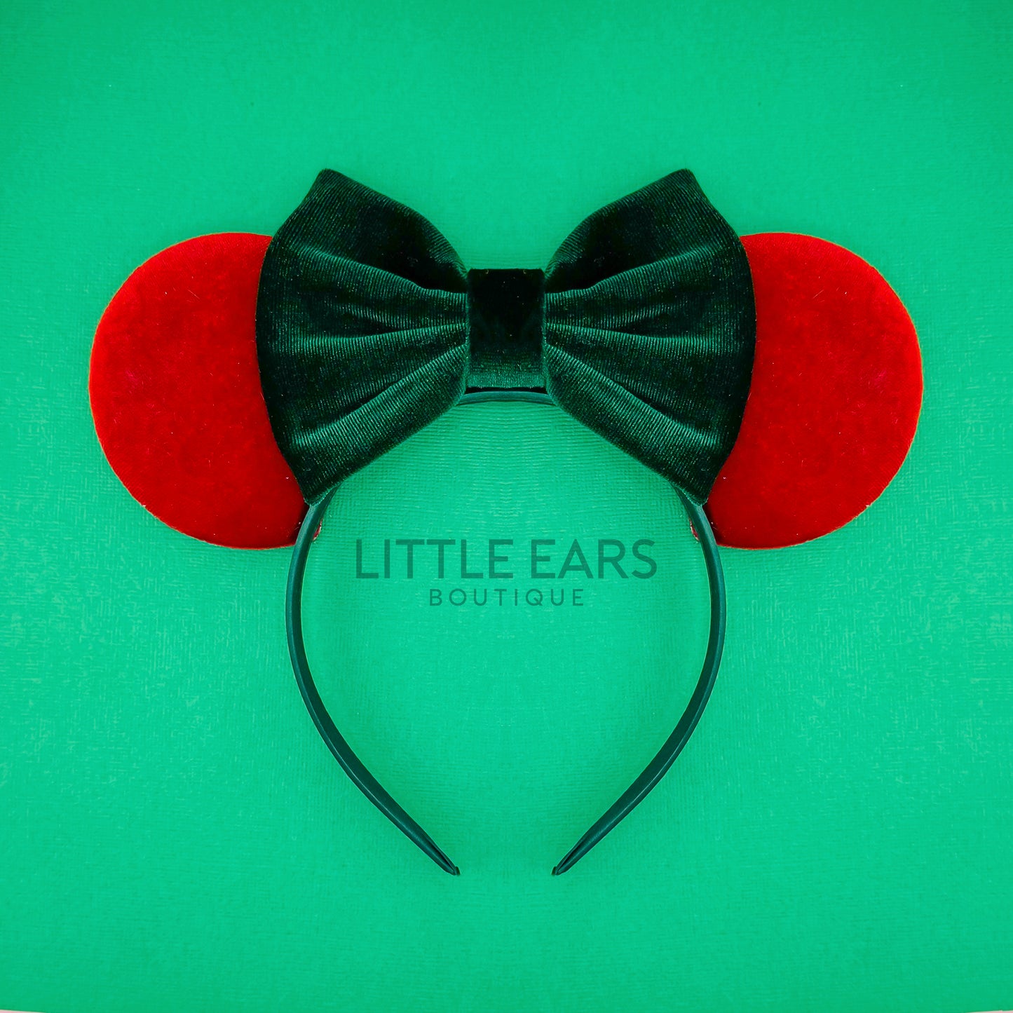Christmas Green Mickey Ears