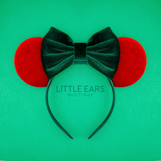 Christmas Green Mickey Ears