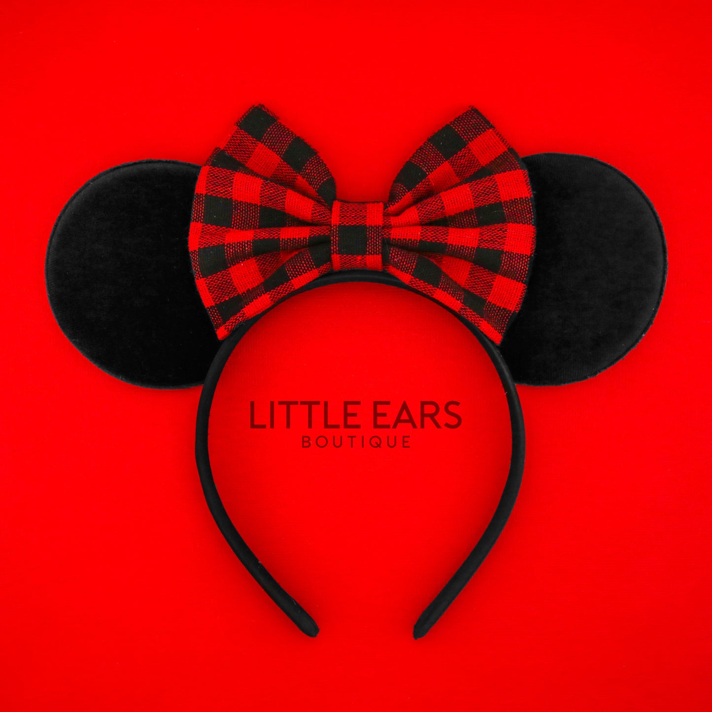 Plaid Mickey Ears