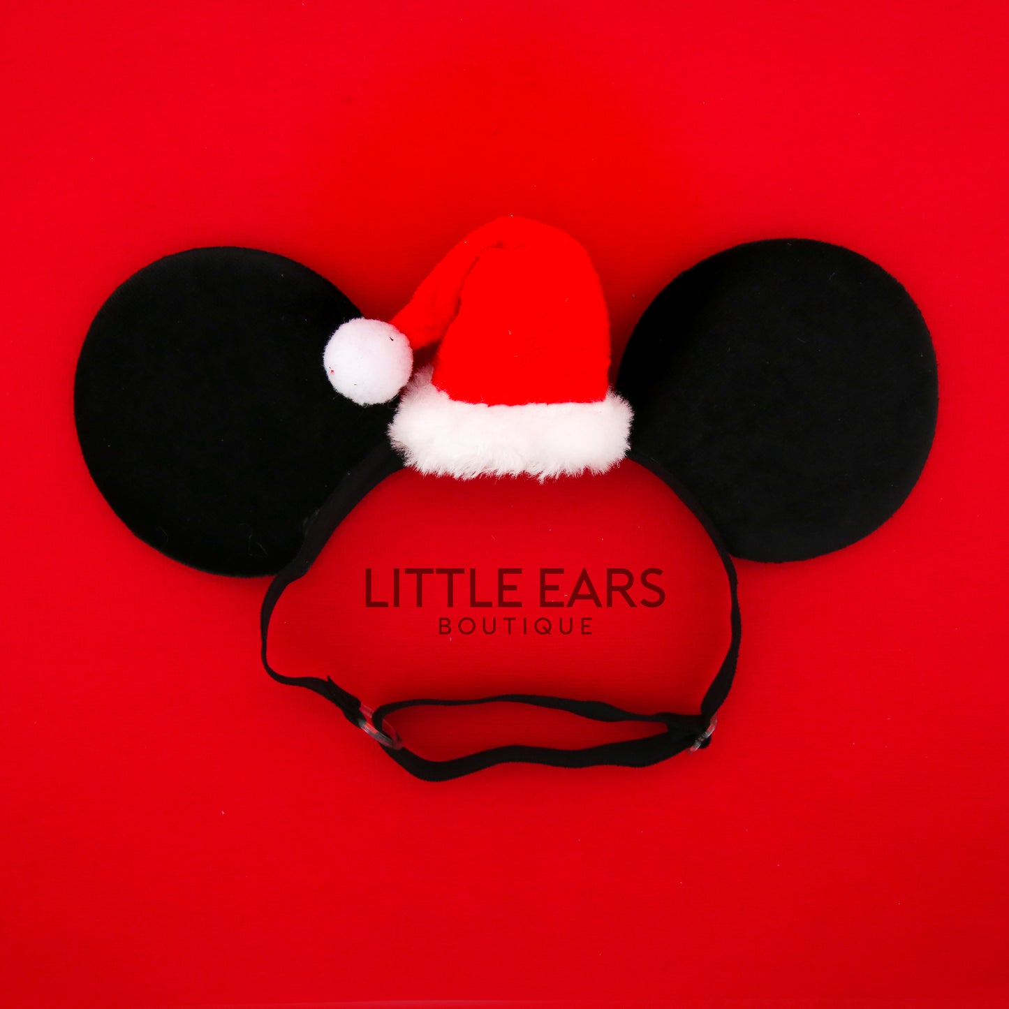 Baby Santa Hat Elastic Mickey Ears