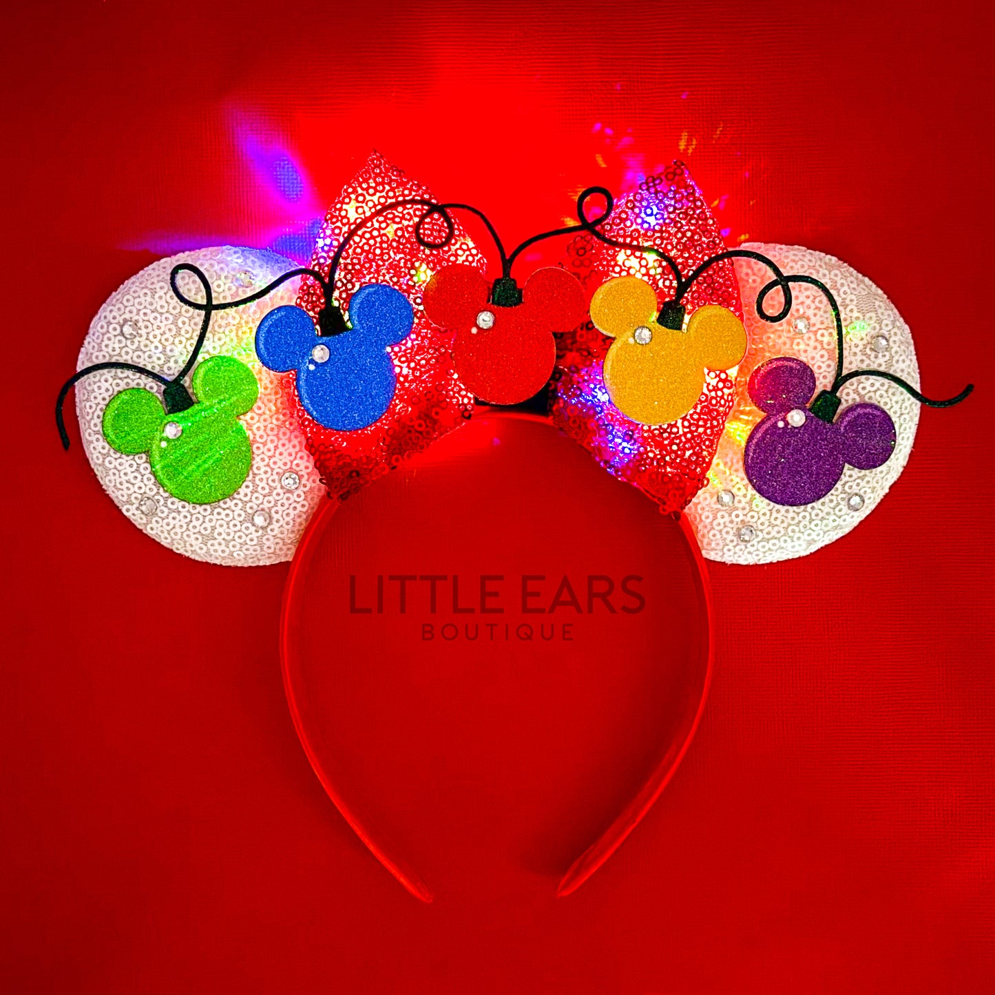 Light Up Mickey Christmas Ears