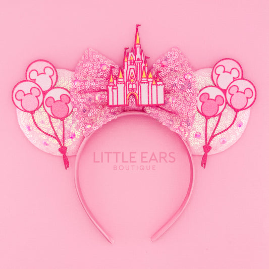 Pink Castle Mickey Ears