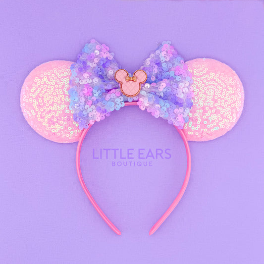 Pink Charm Sequin Ears