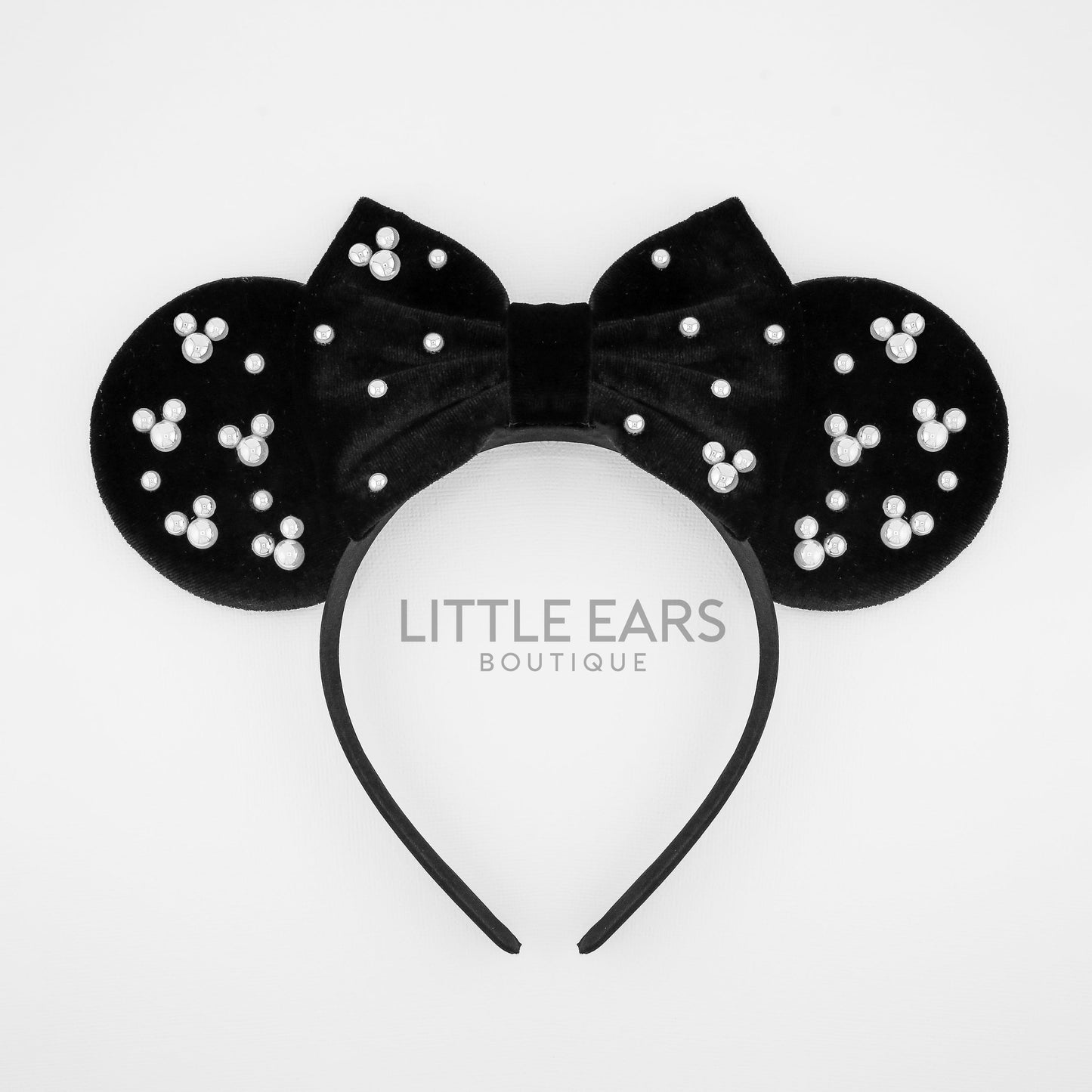 Black Pearls Mickey Ears- mickey ears disney headband mouse