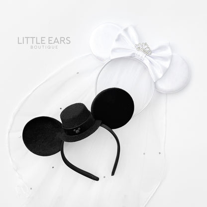 Groom Mickey Wedding Ears