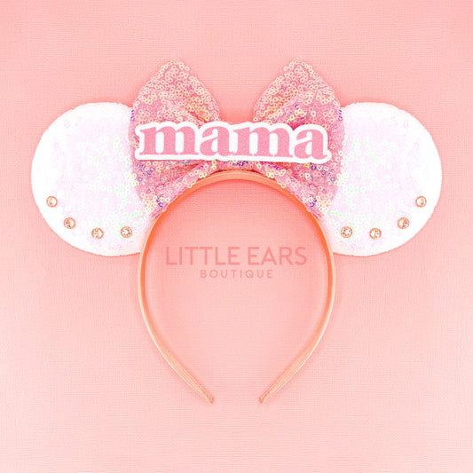 Mama Mickey Ears - mickey ears - disney ears - mouse ears headband - little ears boutique