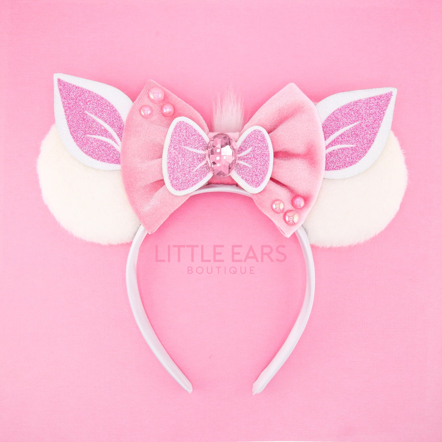 Marie Mickey Ears - mickey ears - disney ears - mouse ears headband - little ears boutique