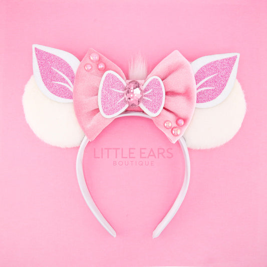 Marie Mickey Ears - mickey ears - disney ears - mouse ears headband - little ears boutique