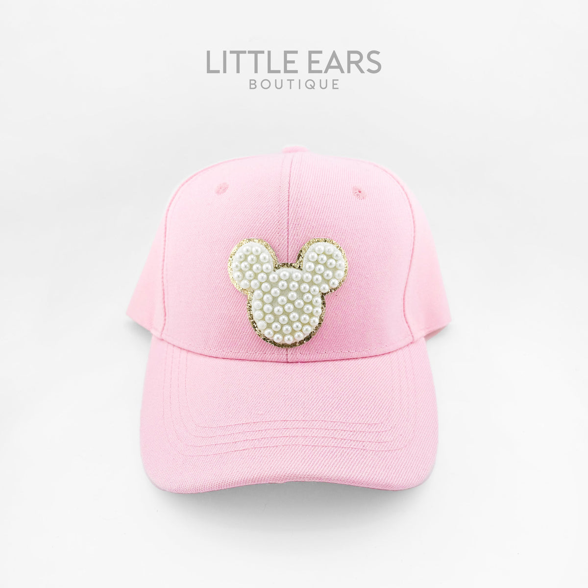 NWT Disney Mickey Mouse Embroidered Baseball Cap Blush Pink Disney Baseball Cap - Mickey Mouse Corduroy - Pink main image 4