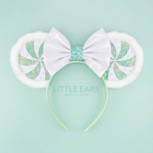 Mint Peppermint Mickey Ears - mickey ears - disney ears - mouse ears headband - little ears boutique