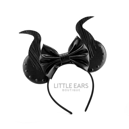 Mistress of All Evil Cloak Mickey Ears- mickey ears disney headband mouse
