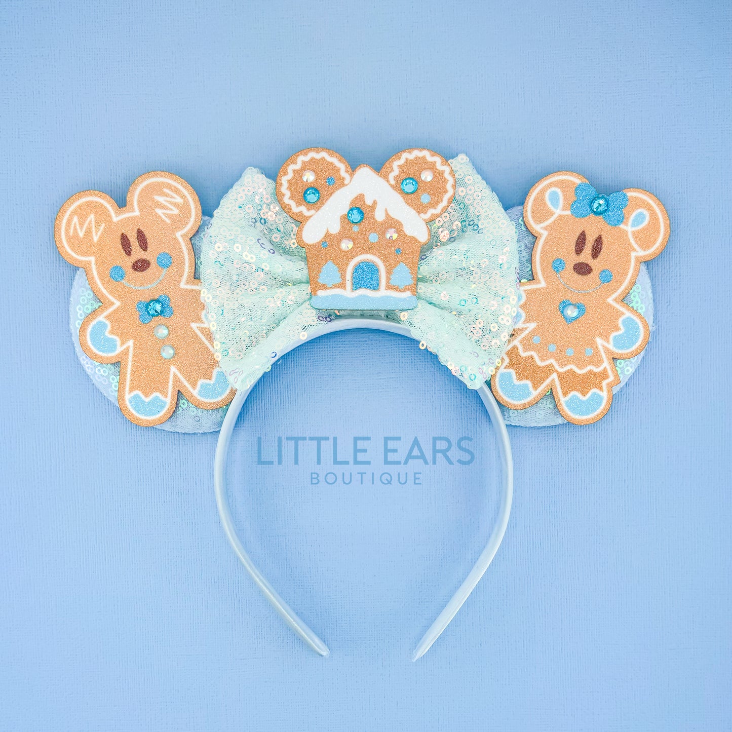 Blue Gingerbread Ears
