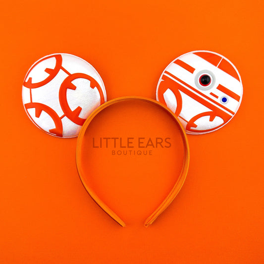 Orange Robot Mickey Ears for Men- mickey ears disney headband mouse