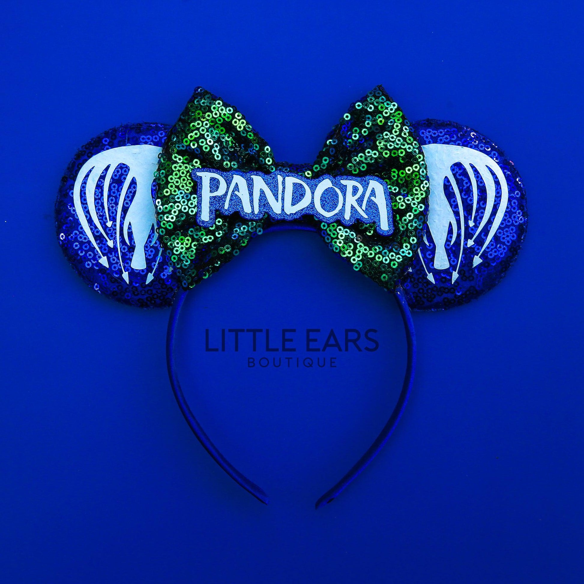 Pandora Glow in the Dark Mickey Ears- mickey ears disney headband mouse