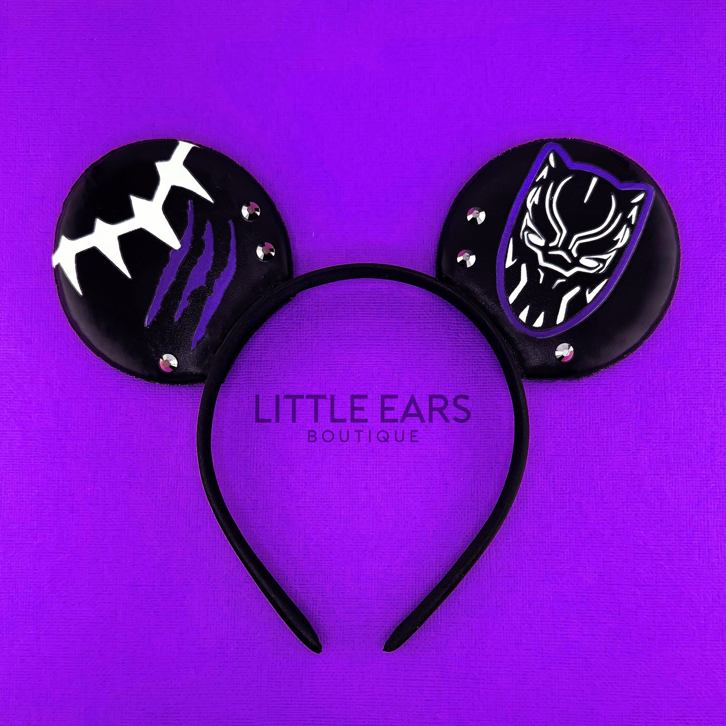 Panther Mickey Ears for Men - mickey ears - disney ears - mouse ears headband - little ears boutique