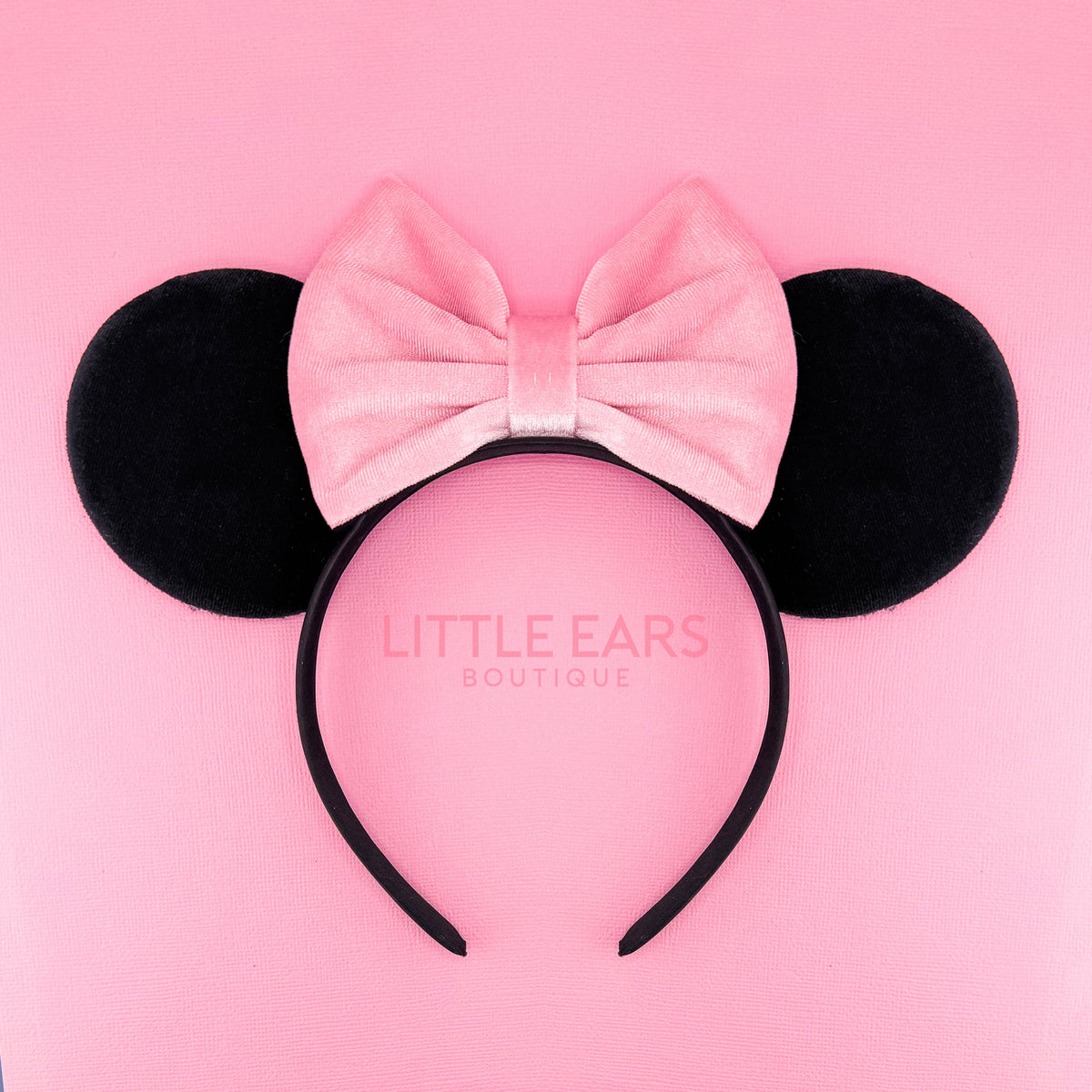 Disney Pink Headband with Yellow Bow and Black Ears The most perfect girly ears to wear to Disney!???? All  main image 3