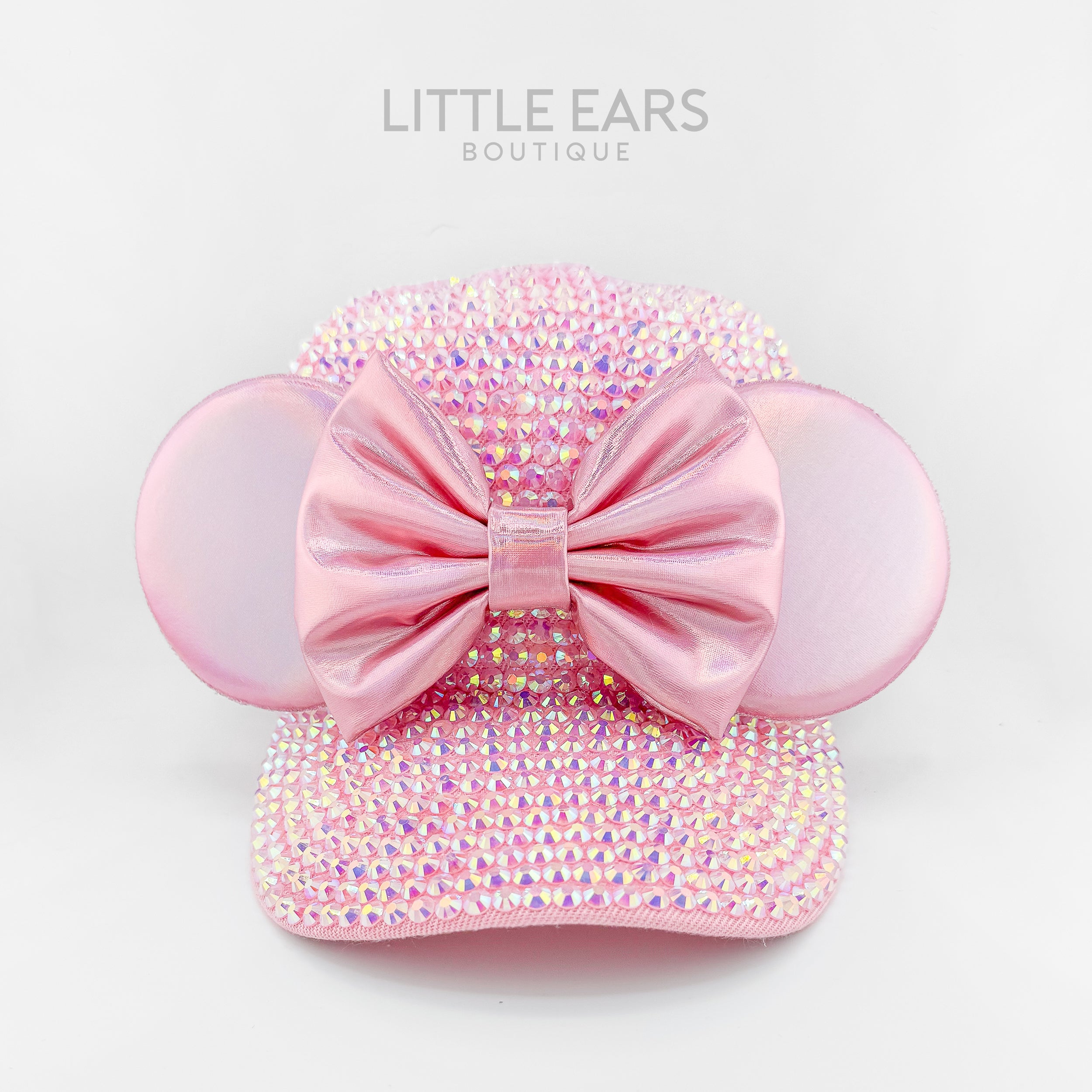 Pink Iridescent Mickey Hat Minnie Hats Mickey Hats for Her Little Ears Boutique