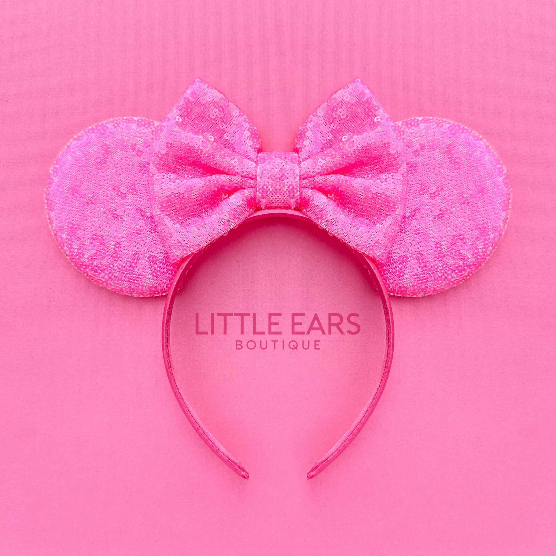 Pink Mickey Ears- mickey ears disney headband mouse