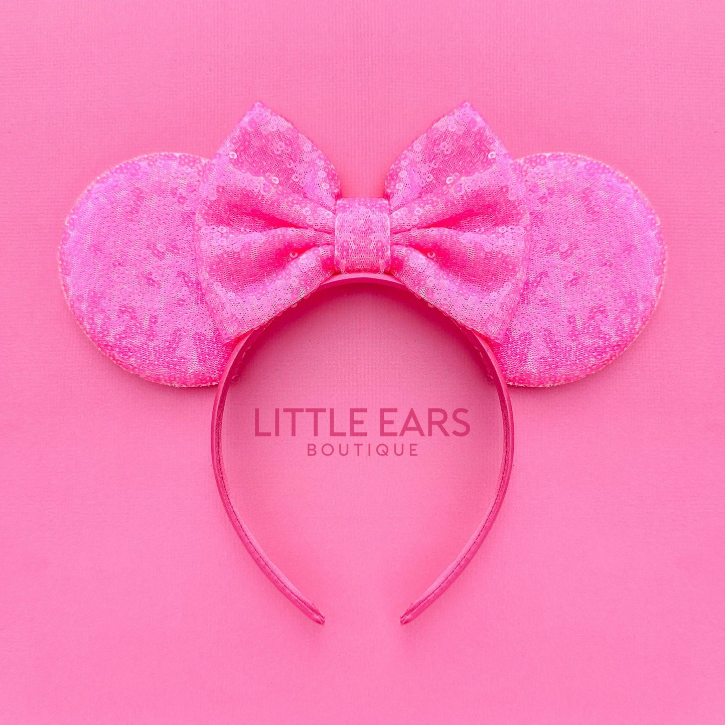 Pink Mickey Ears- mickey ears disney headband mouse