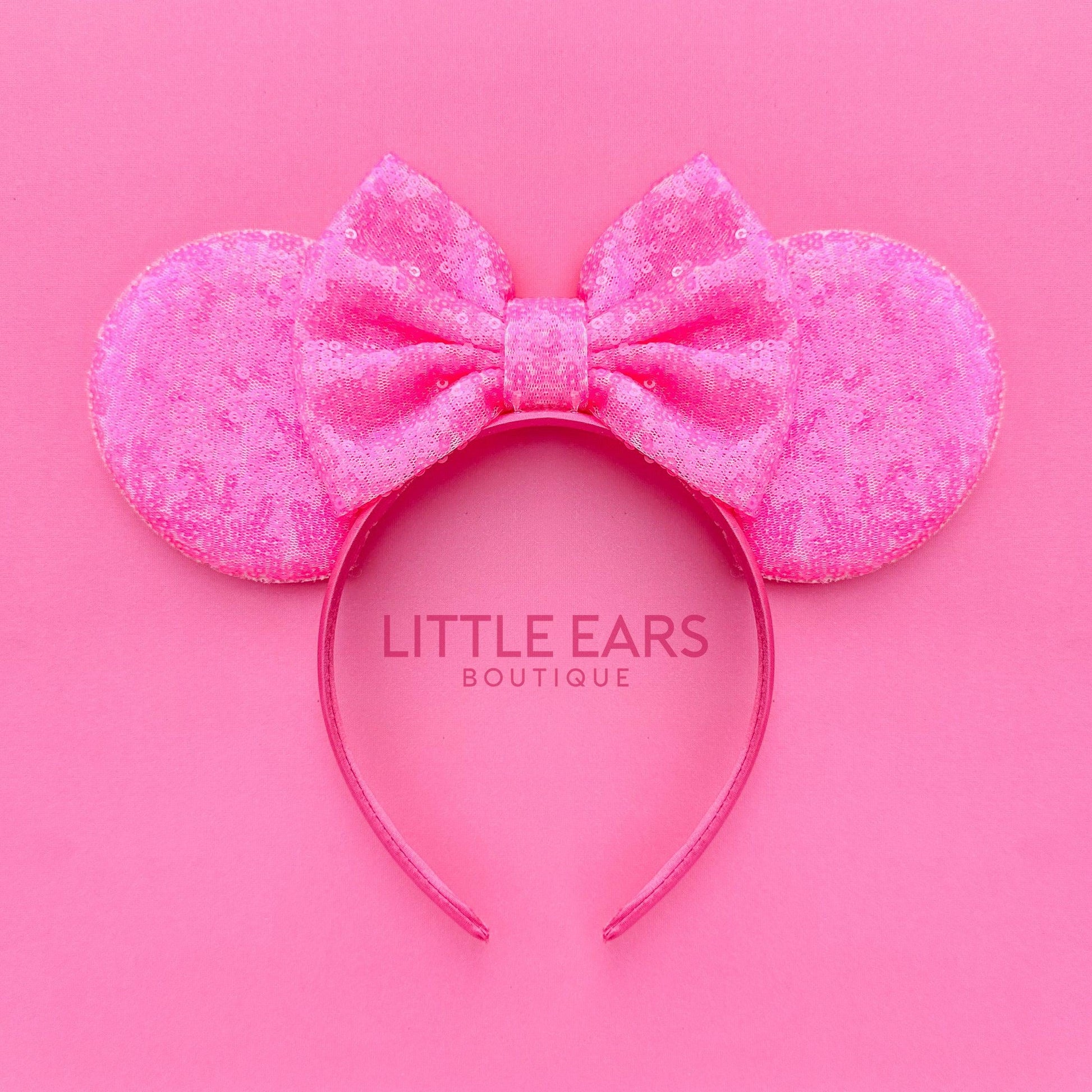 Pink Mickey Ears- mickey ears disney headband mouse